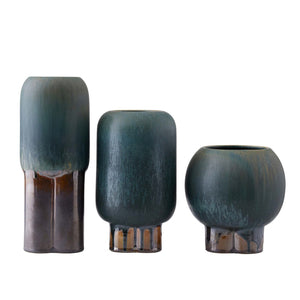 Arteriors - AVC01 - Vases, Set of 3 - Tutwell - Forest Reactive