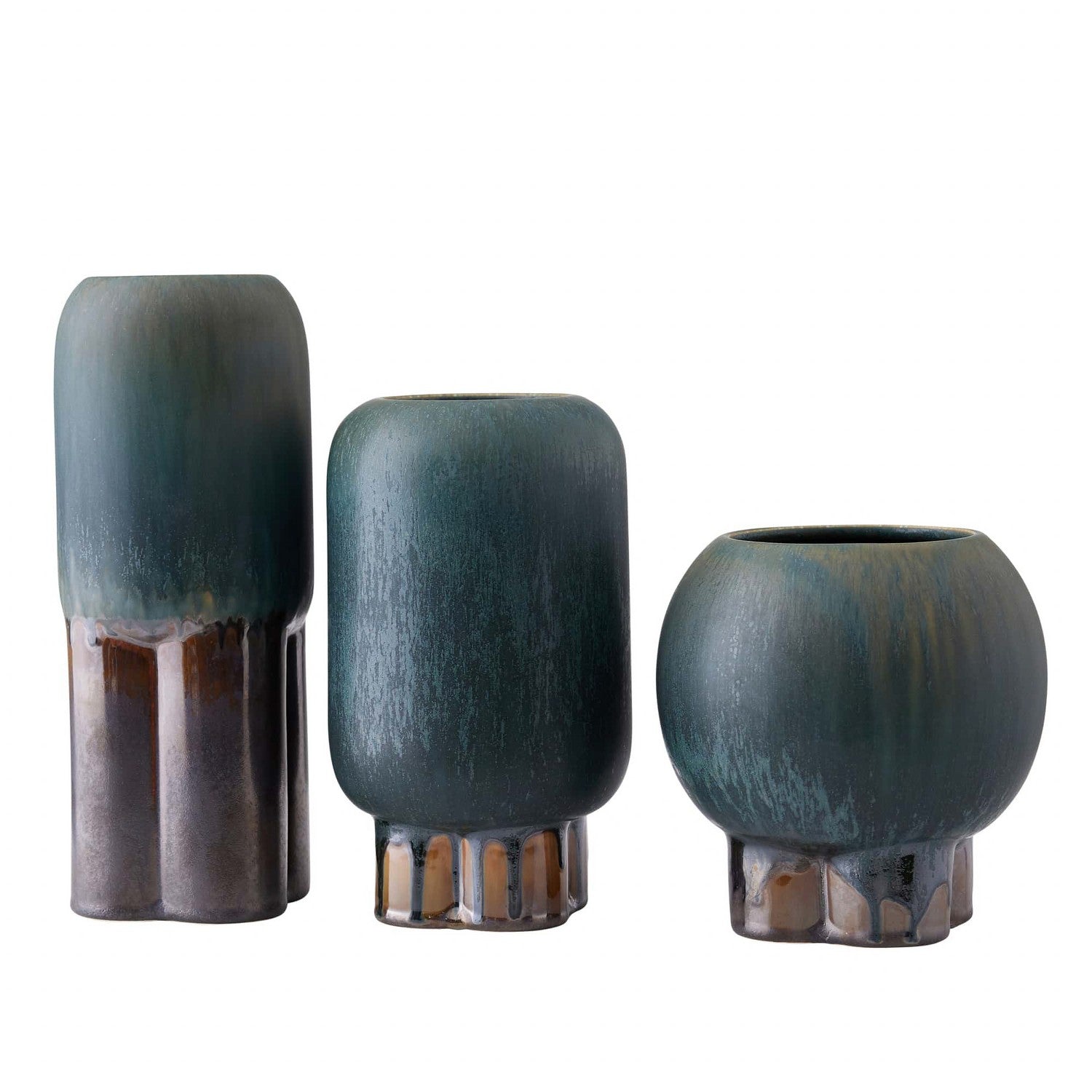 Arteriors - AVC01 - Vases, Set of 3 - Tutwell - Forest Reactive