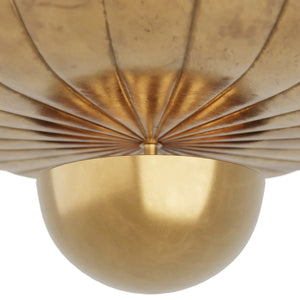 Arteriors - DFI01 - Two Light Flush Mount - Teresa - Antique Brass