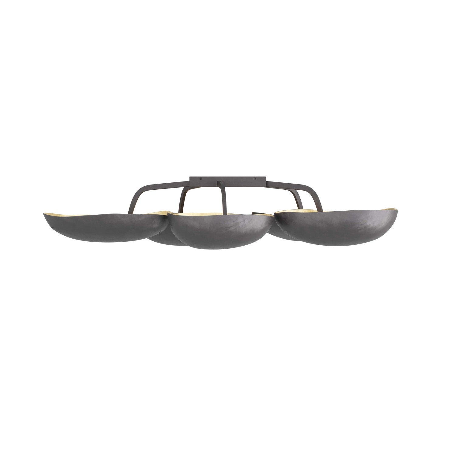 Arteriors - DFI02 - 13 Light Flush Mount - Theo - Blackened Iron