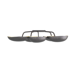 Arteriors - DFI02 - 13 Light Flush Mount - Theo - Blackened Iron