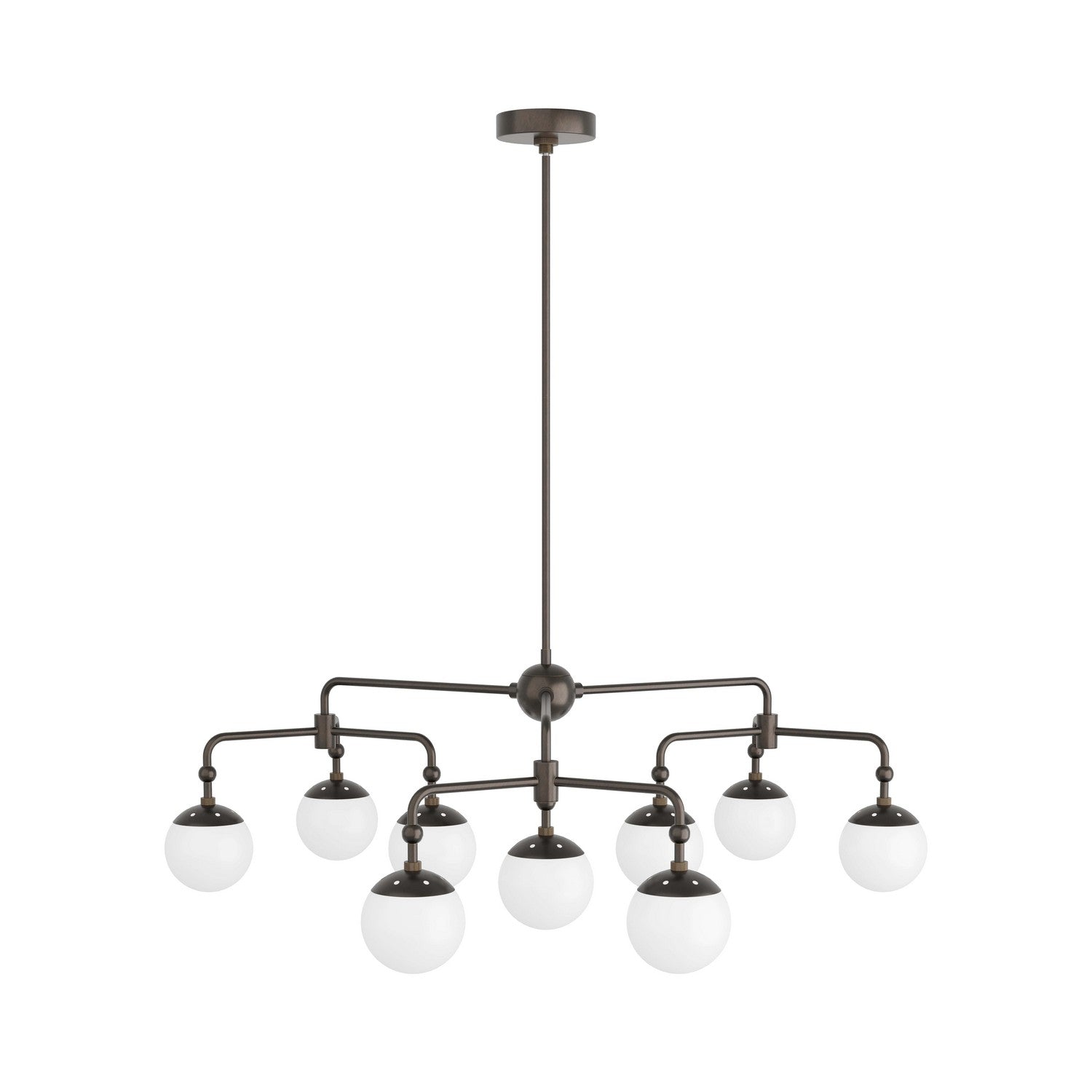 Arteriors - DLC02 - Nine Light Chandelier - Utica - English Bronze