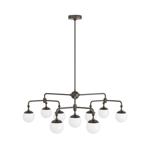 Arteriors - DLC02 - Nine Light Chandelier - Utica - English Bronze