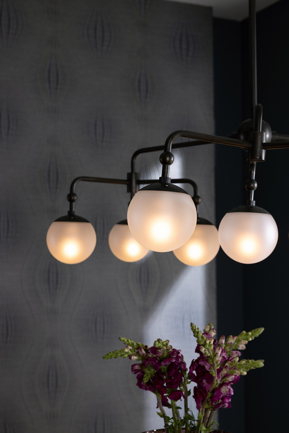 Arteriors - DLC02 - Nine Light Chandelier - Utica - English Bronze