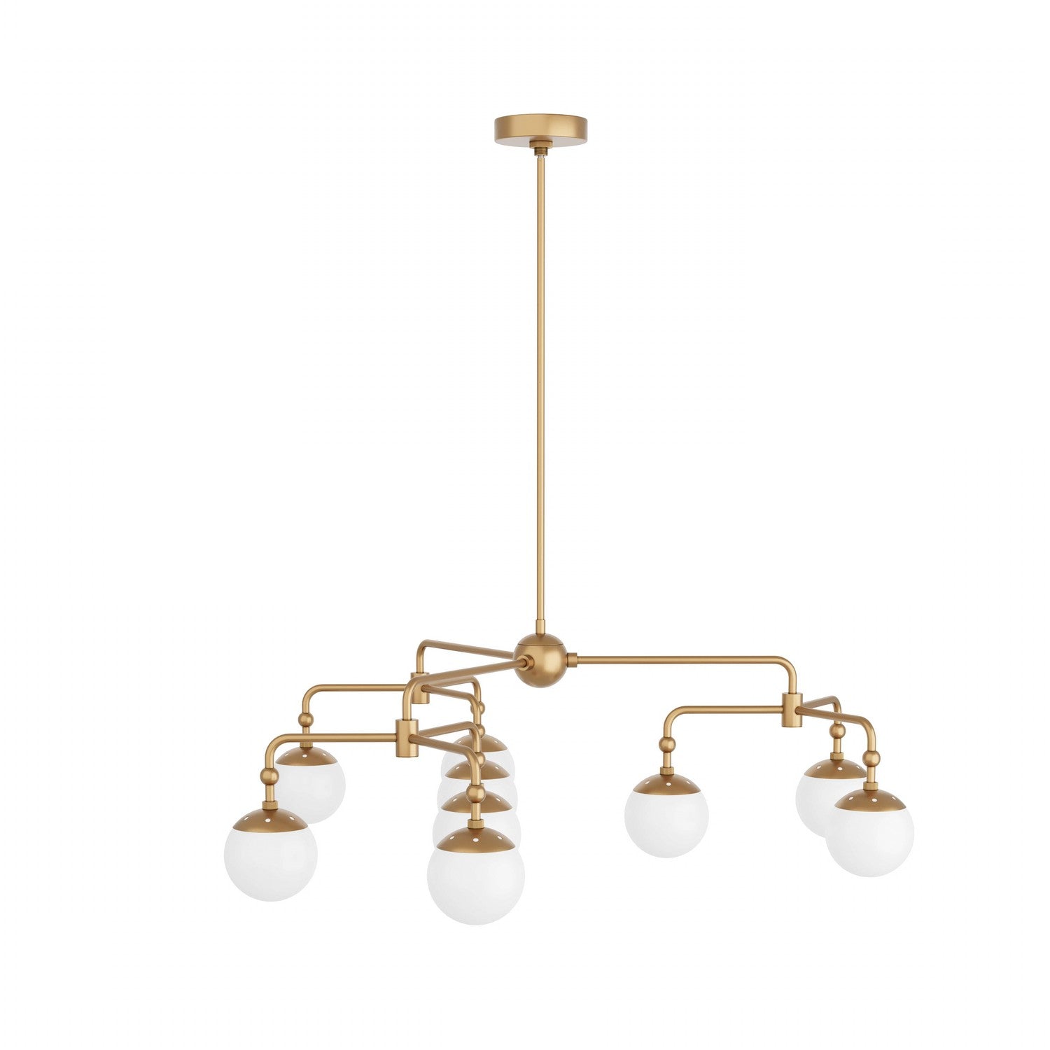 Arteriors - DLC03 - Nine Light Chandelier - Utica - Antique Brass