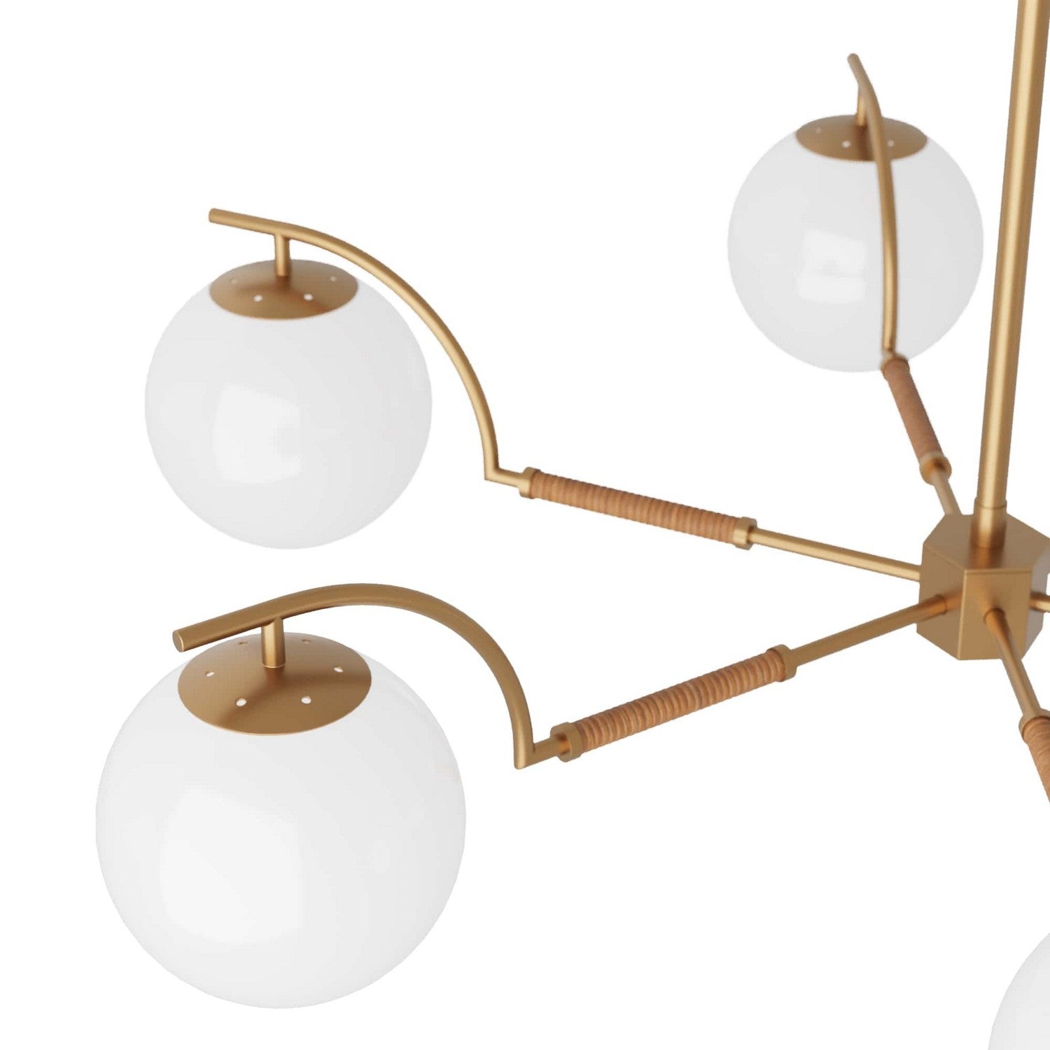 Arteriors - DLC04 - Six Light Chandelier - Tricia - Antique Brass