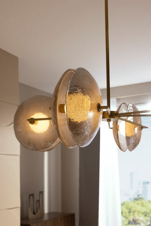 Arteriors - DLC05 - LED Chandelier - Whitney - Smoke Luster