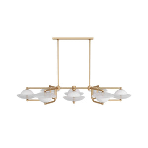 Arteriors - DLC07 - Eight Light Chandelier - Towne - Clear Seedy