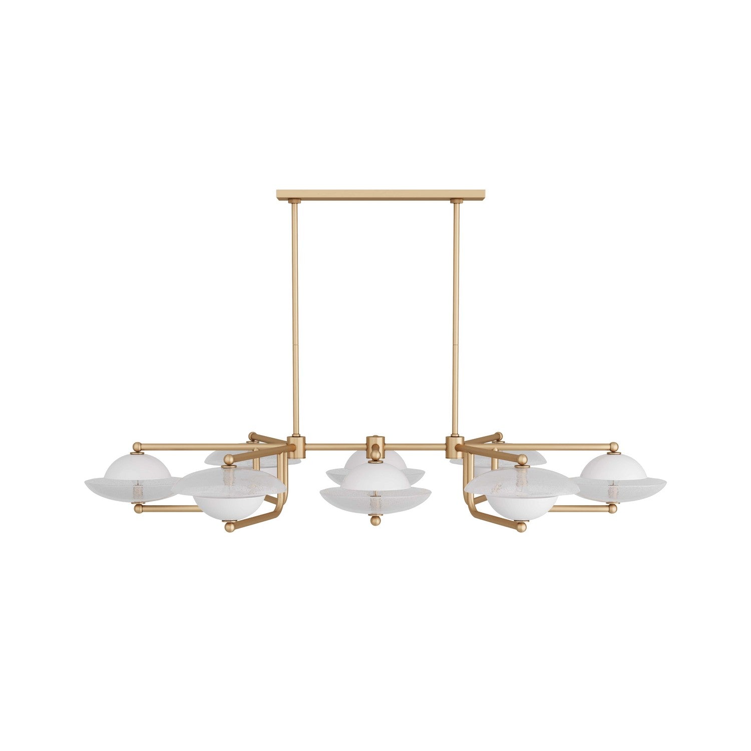 Arteriors - DLC07 - Eight Light Chandelier - Towne - Clear Seedy