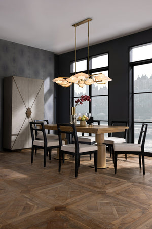 Arteriors - DLC07 - Eight Light Chandelier - Towne - Clear Seedy