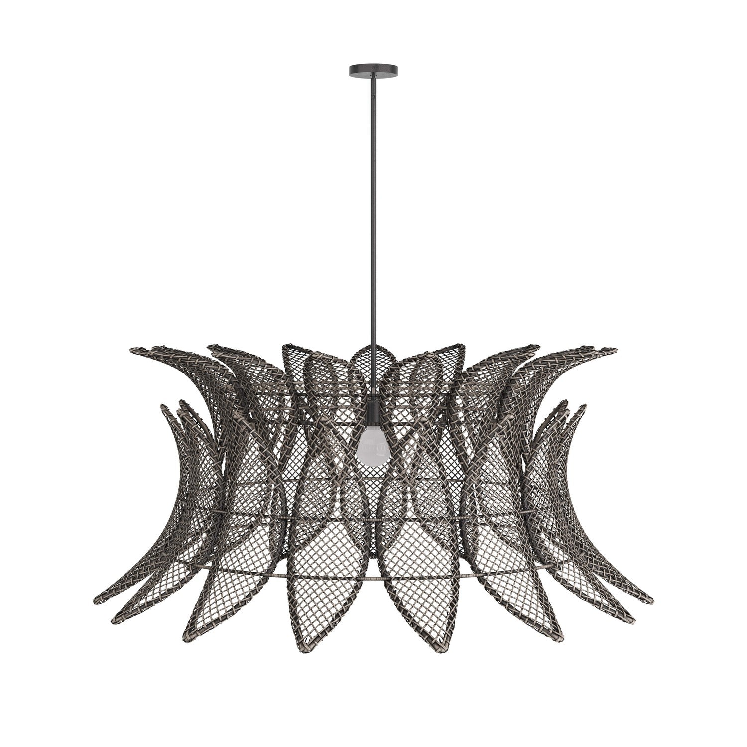 Arteriors - DLS04 - One Light Pendant - Tisdale - Gray Wash