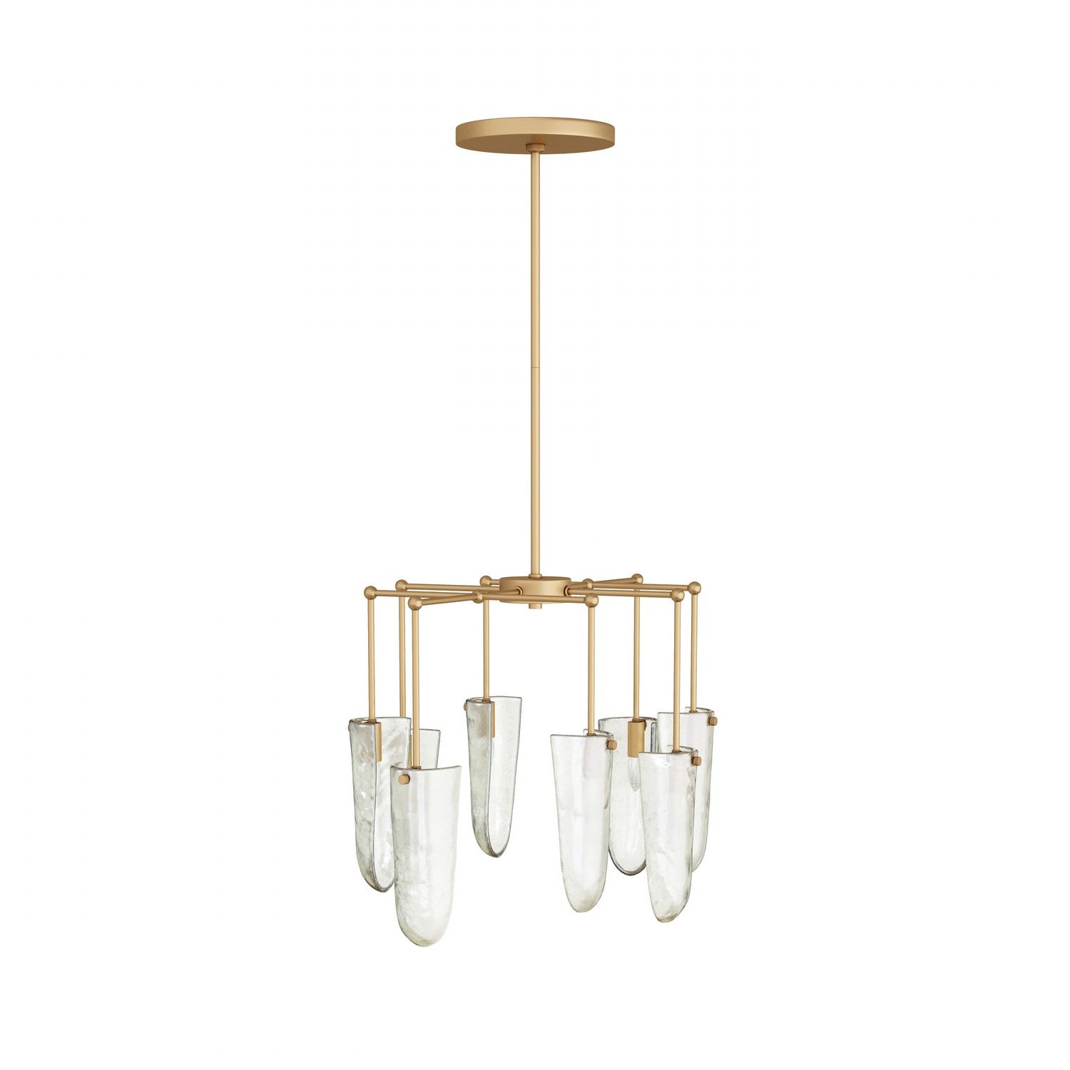 Arteriors - DMC04 - Eight Light Chandelier - Valeria - Clear Seedy