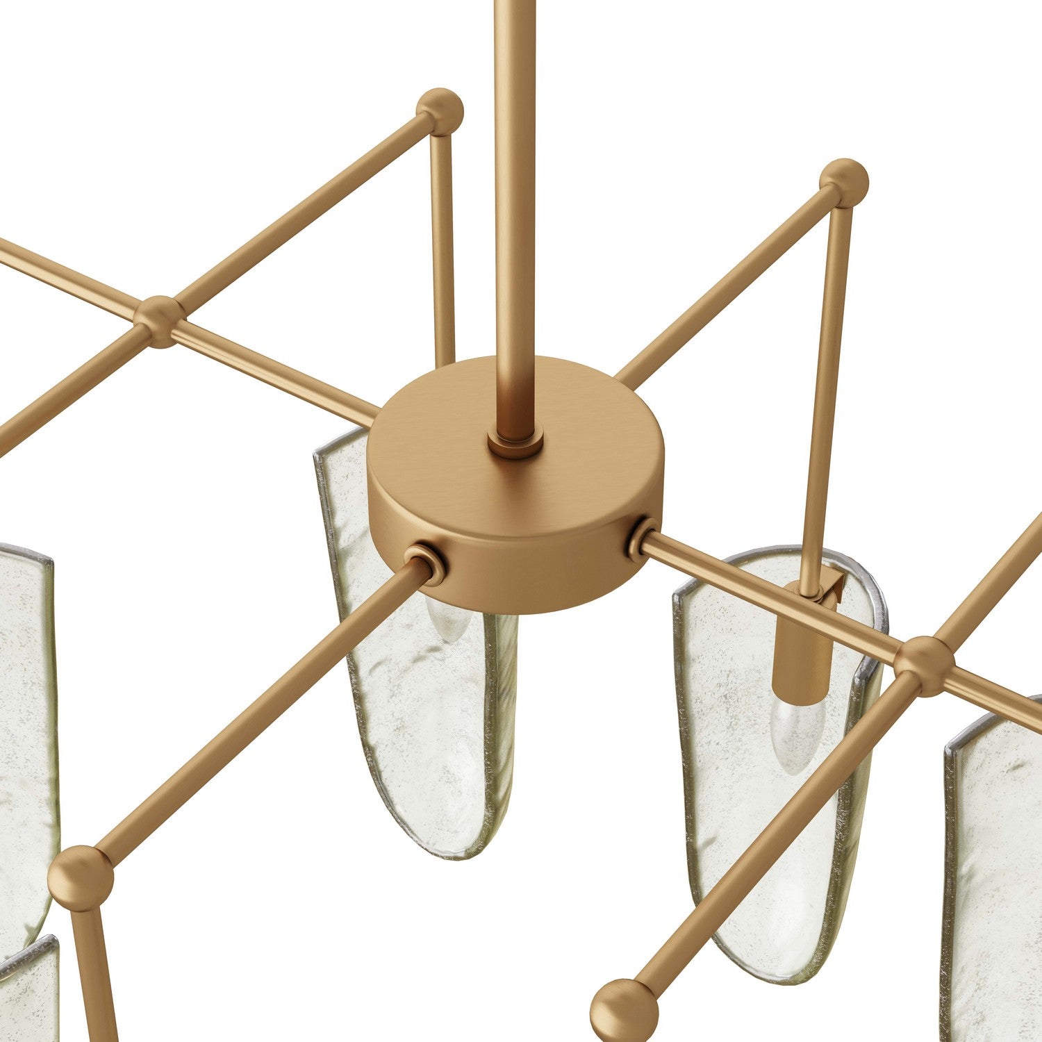 Arteriors - DMC04 - Eight Light Chandelier - Valeria - Clear Seedy