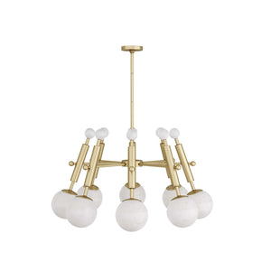 Arteriors - DMC05 - Eight Light Chandelier - Verona - Antique Brass