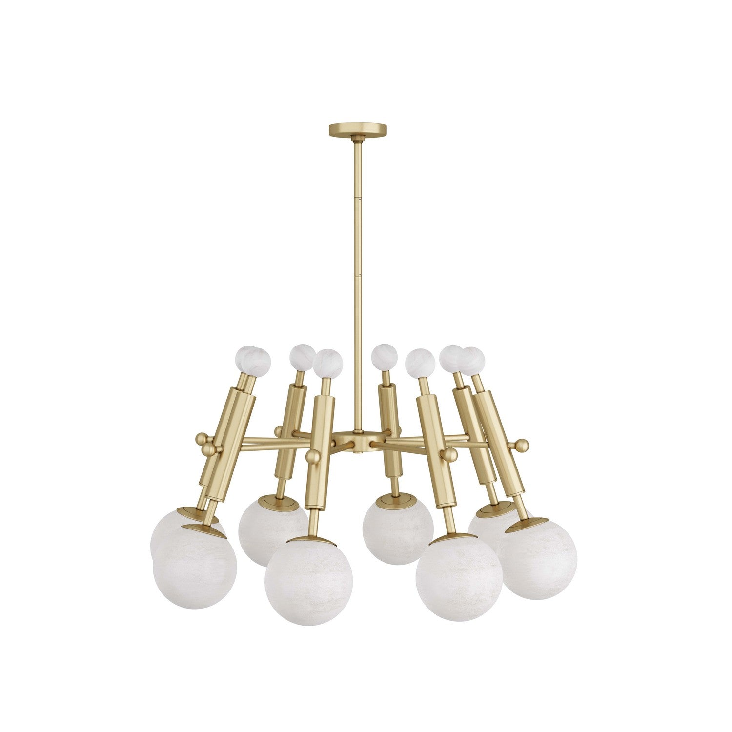 Arteriors - DMC05 - Eight Light Chandelier - Verona - Antique Brass