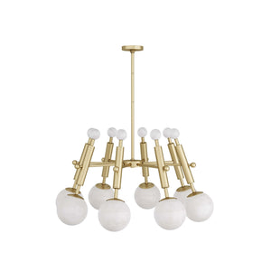 Arteriors - DMC05 - Eight Light Chandelier - Verona - Antique Brass