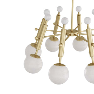 Arteriors - DMC05 - Eight Light Chandelier - Verona - Antique Brass