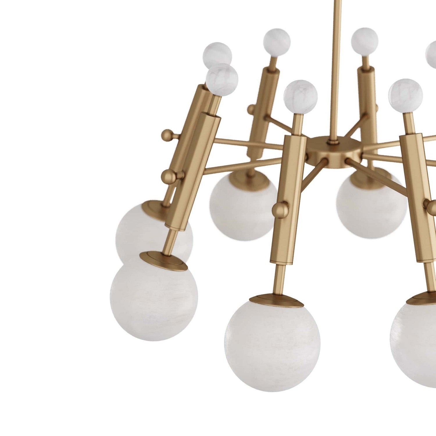 Arteriors - DMC05 - Eight Light Chandelier - Verona - Antique Brass