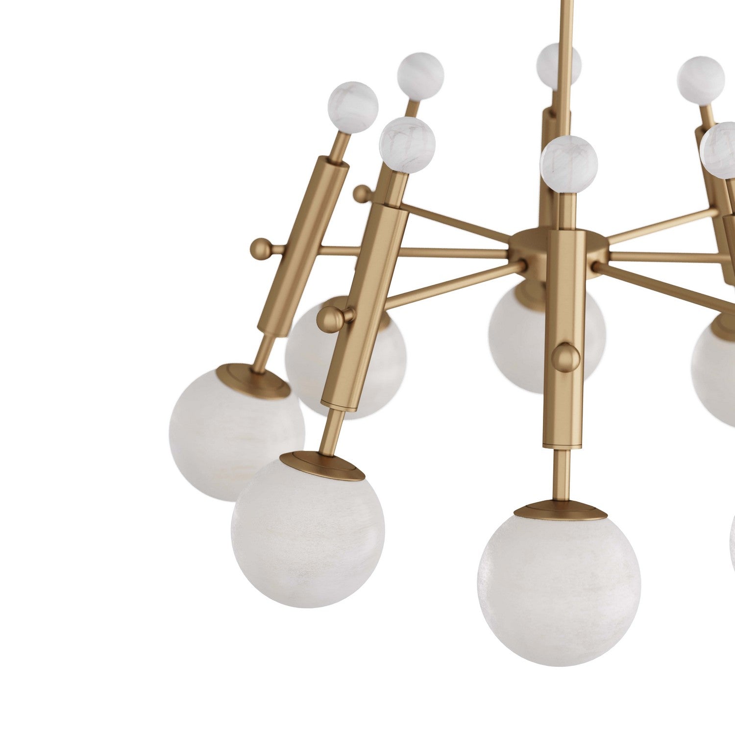 Arteriors - DMC05 - Eight Light Chandelier - Verona - Antique Brass