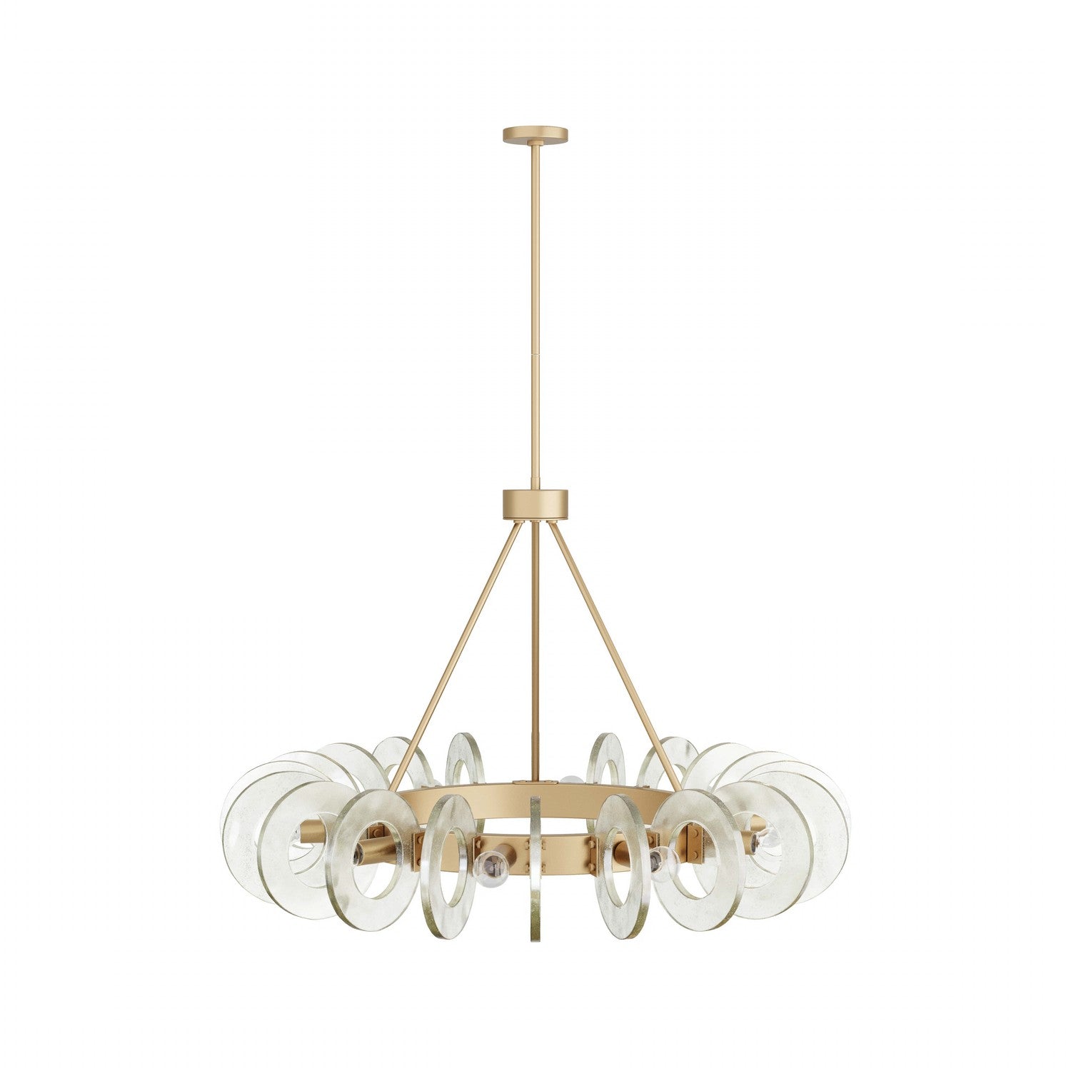 Arteriors - DMC06 - Ten Light Chandelier - Trina - Clear Seedy