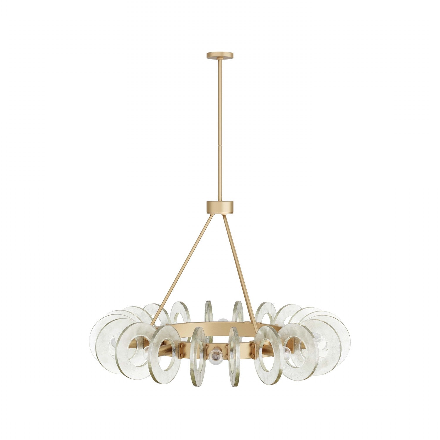 Arteriors - DMC06 - Ten Light Chandelier - Trina - Clear Seedy