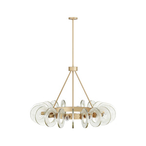 Arteriors - DMC06 - Ten Light Chandelier - Trina - Clear Seedy