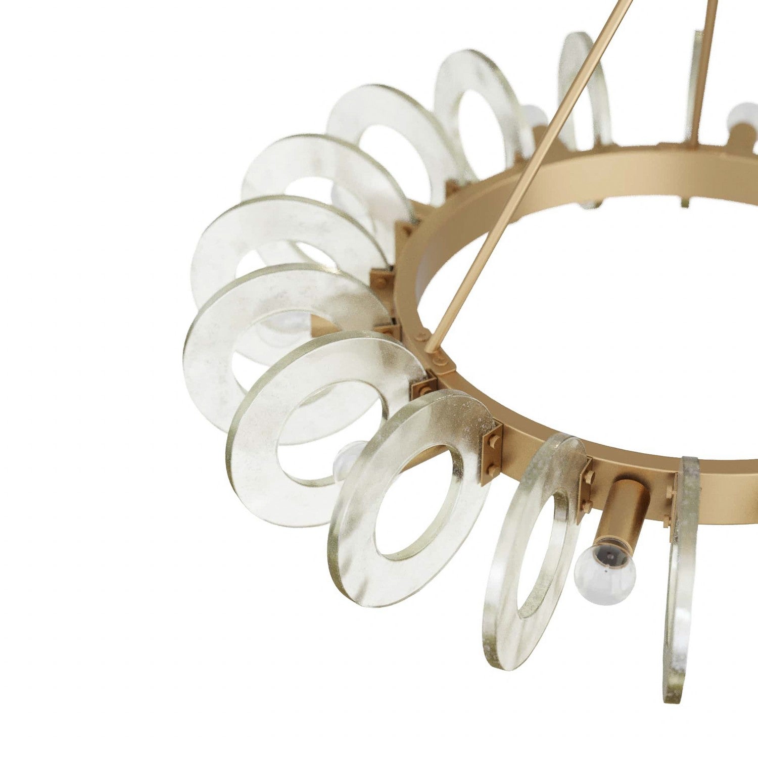 Arteriors - DMC06 - Ten Light Chandelier - Trina - Clear Seedy