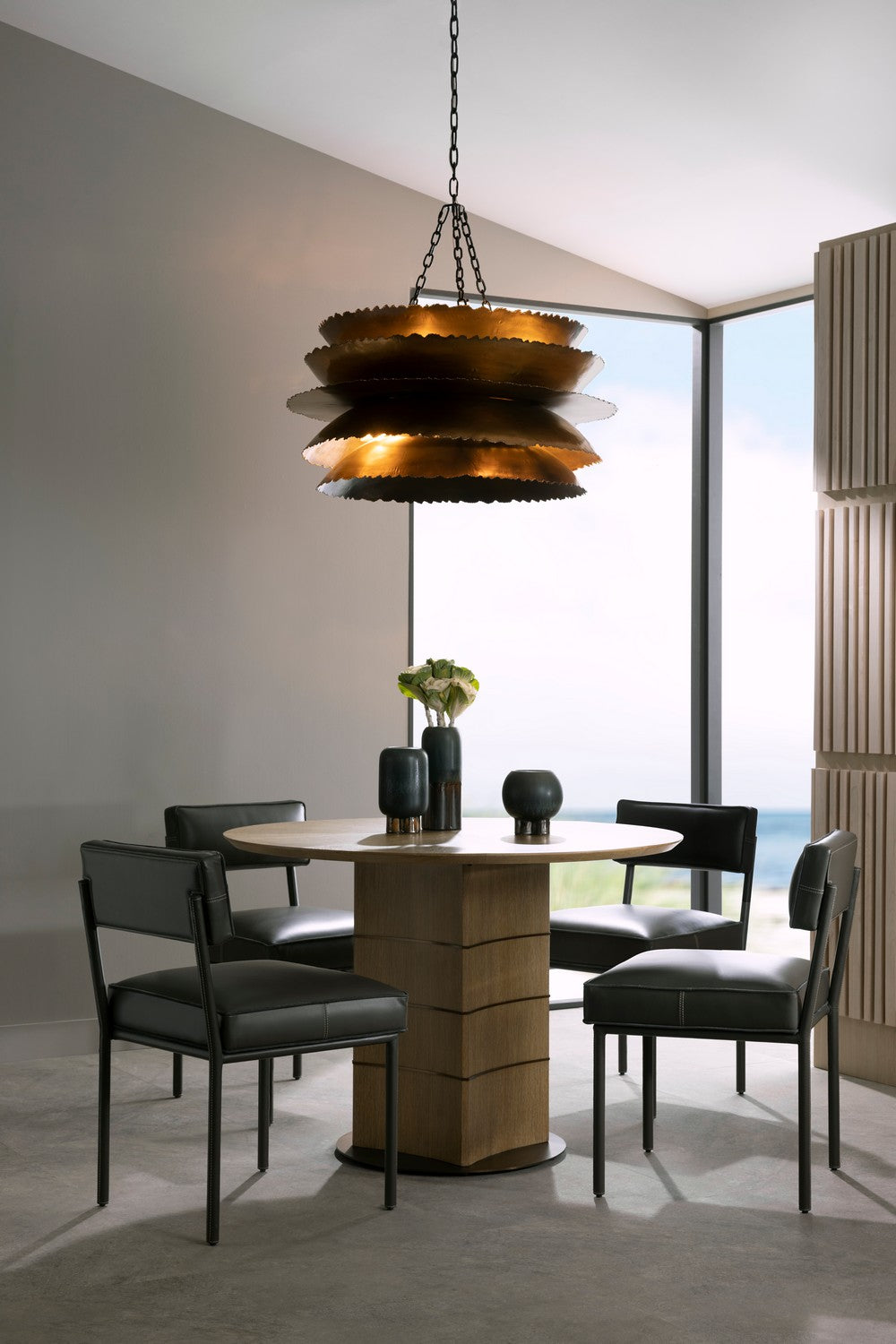 Arteriors - DMI02 - Six Light Chandelier - Vinson - Bronze