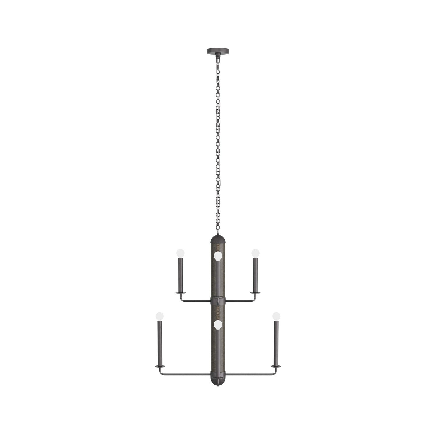 Arteriors - DMI04 - Eight Light Chandelier - Walden - Graphite