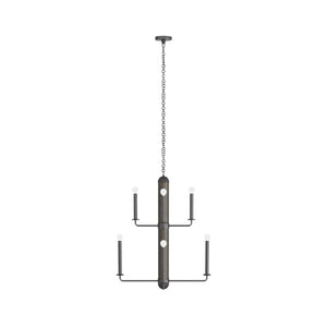 Arteriors - DMI04 - Eight Light Chandelier - Walden - Graphite