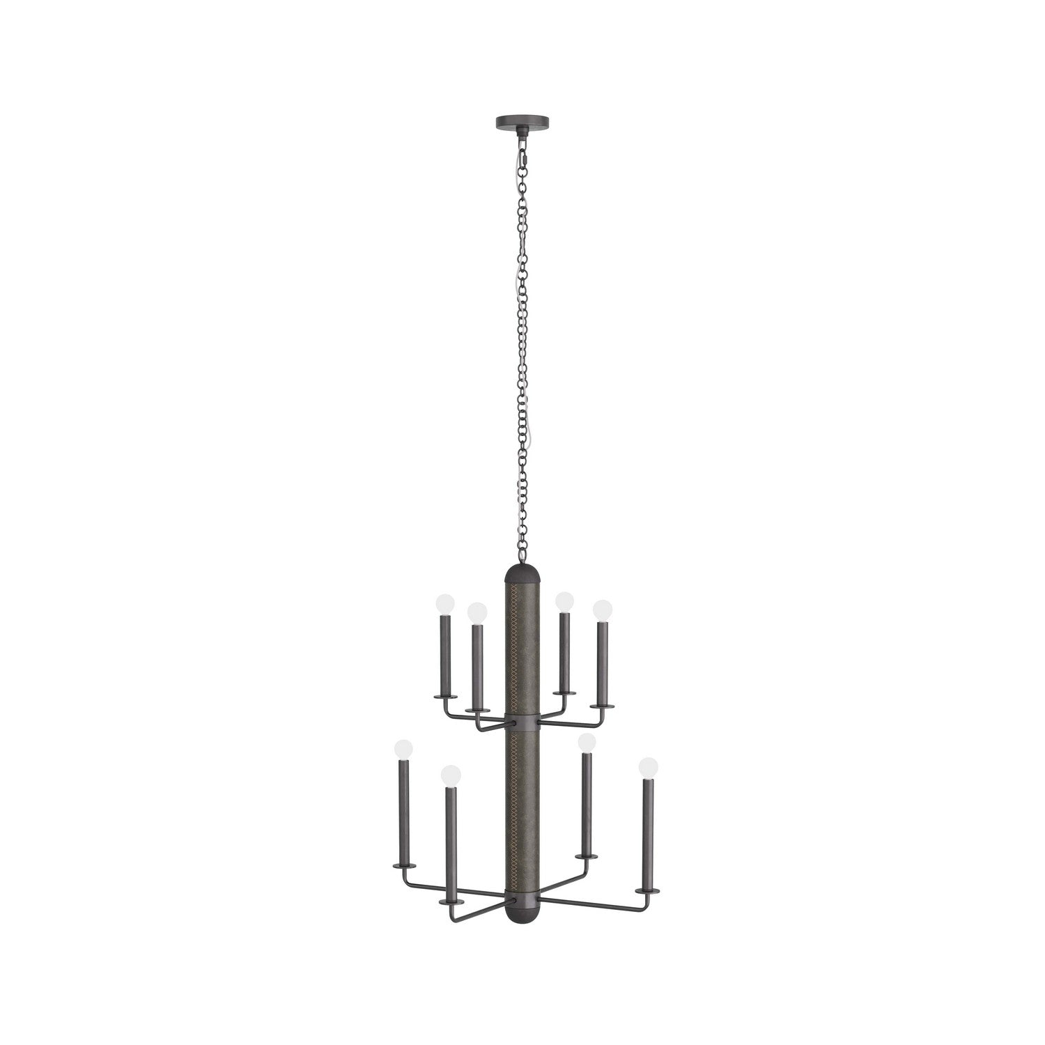 Arteriors - DMI04 - Eight Light Chandelier - Walden - Graphite