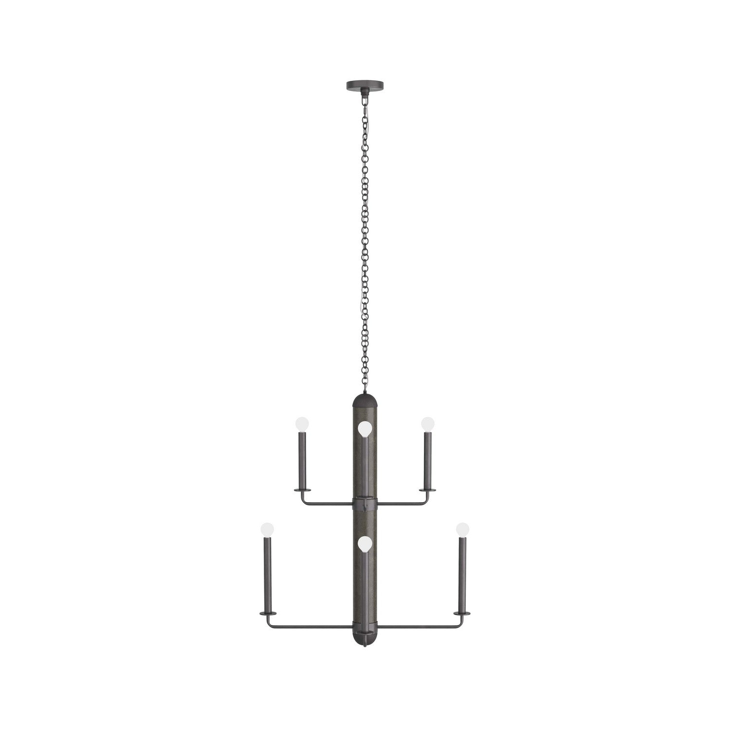 Arteriors - DMI04 - Eight Light Chandelier - Walden - Graphite