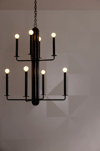 Arteriors - DMI04 - Eight Light Chandelier - Walden - Graphite