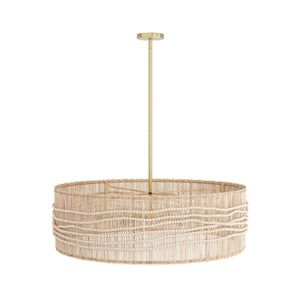 Arteriors - DMS01 - Six Light Chandelier - Mila - Natural