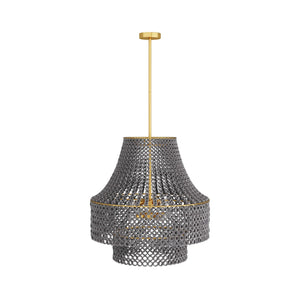 Arteriors - DMS02 - Eight Light Chandelier - Hannie - Gray Wash