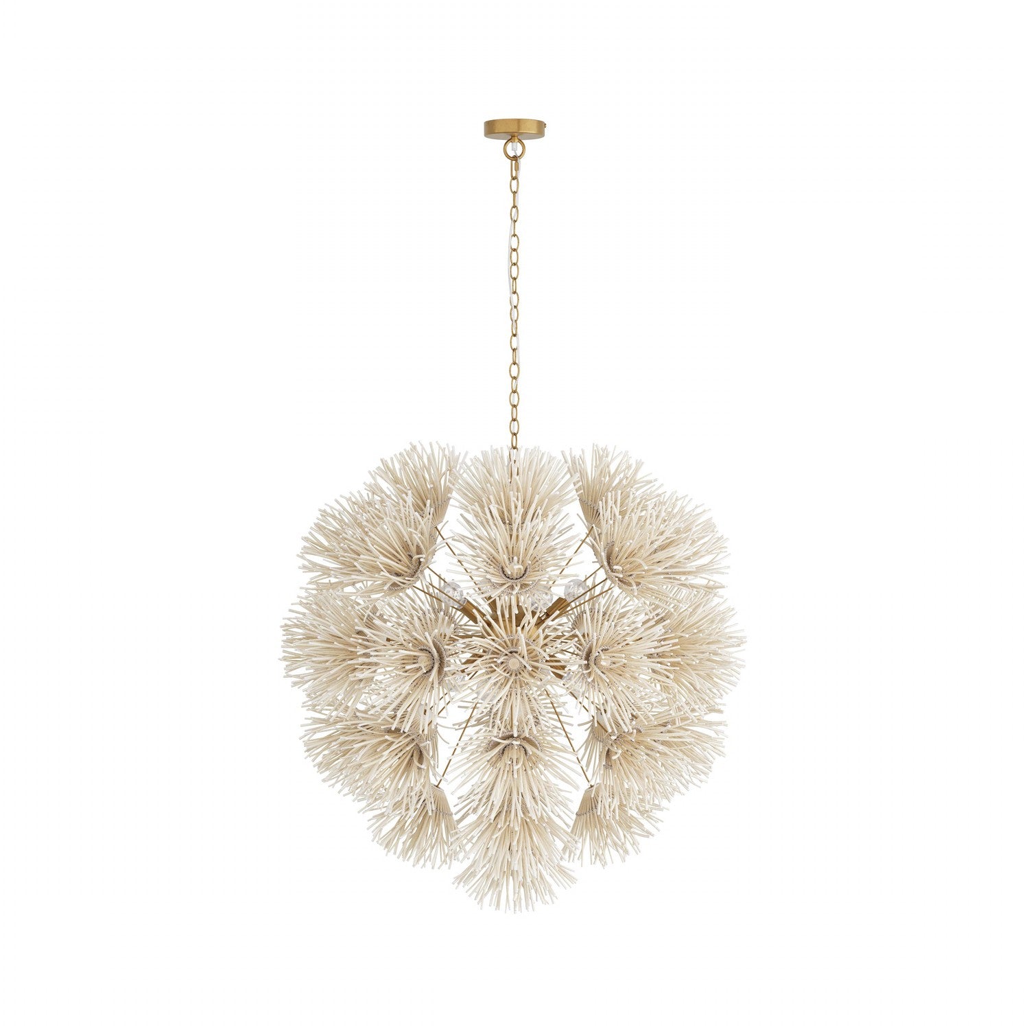 Arteriors - DMS04 - Eight Light Chandelier - Winona - Ivory