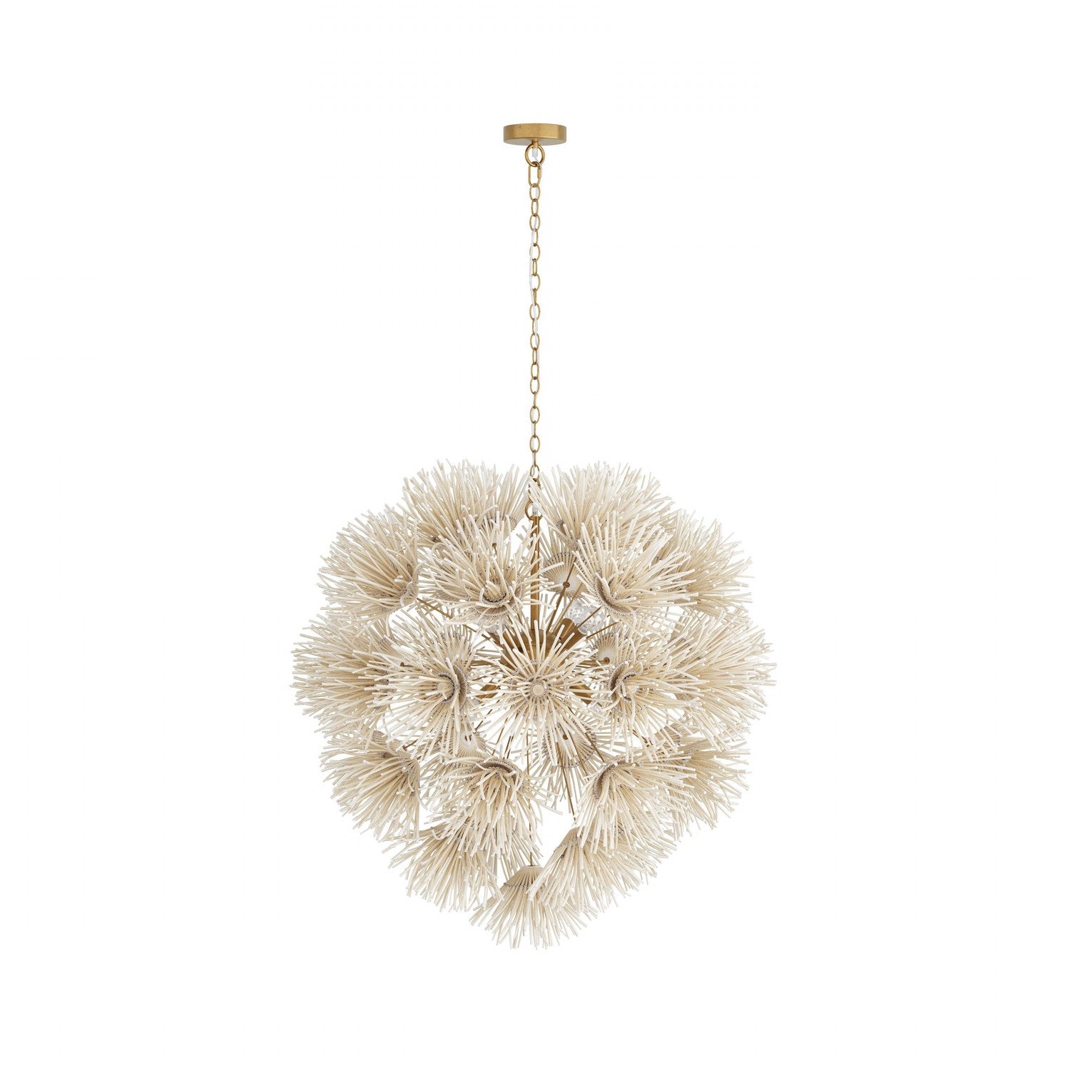 Arteriors - DMS04 - Eight Light Chandelier - Winona - Ivory