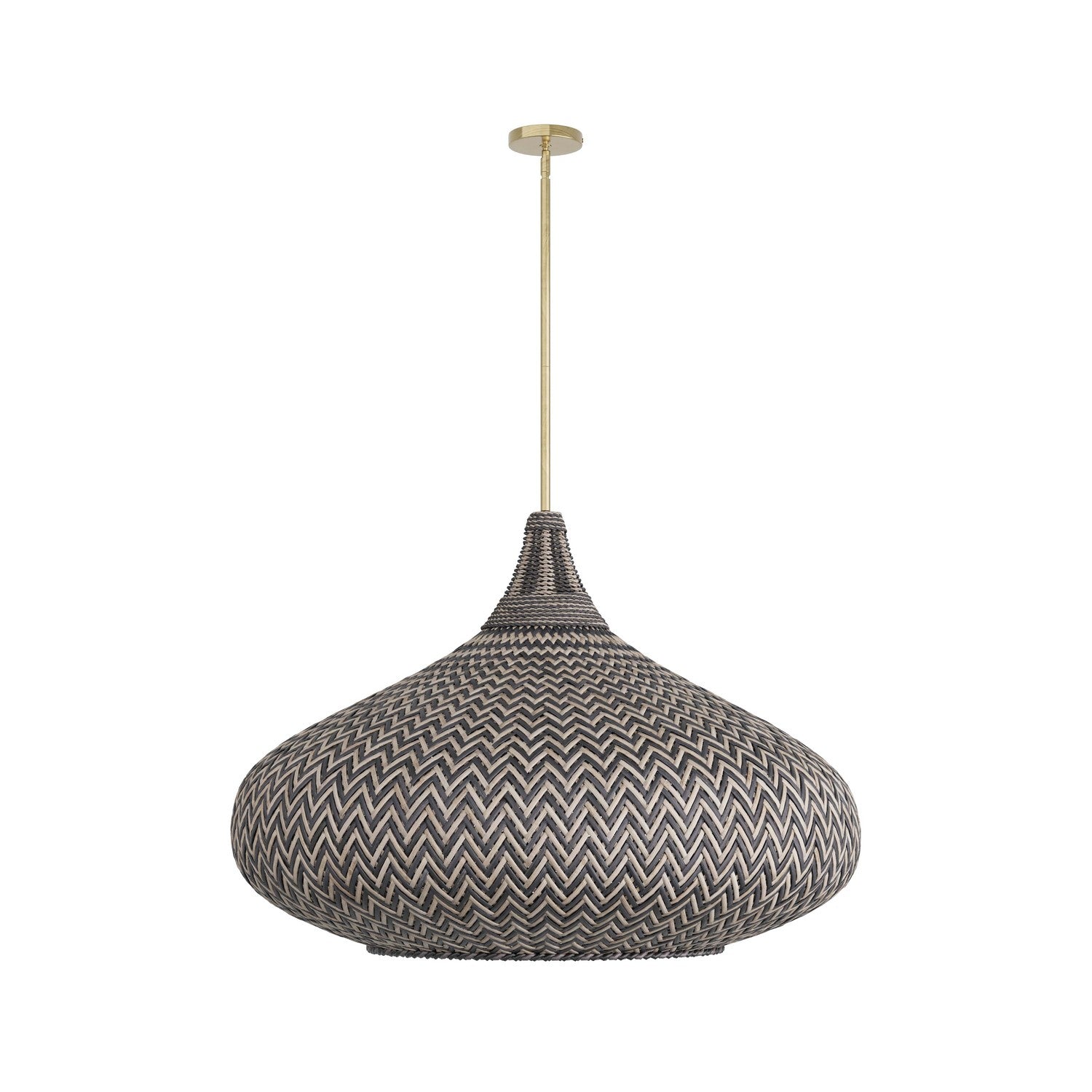 Arteriors - DMS05 - One Light Pendant - Tulum - Black