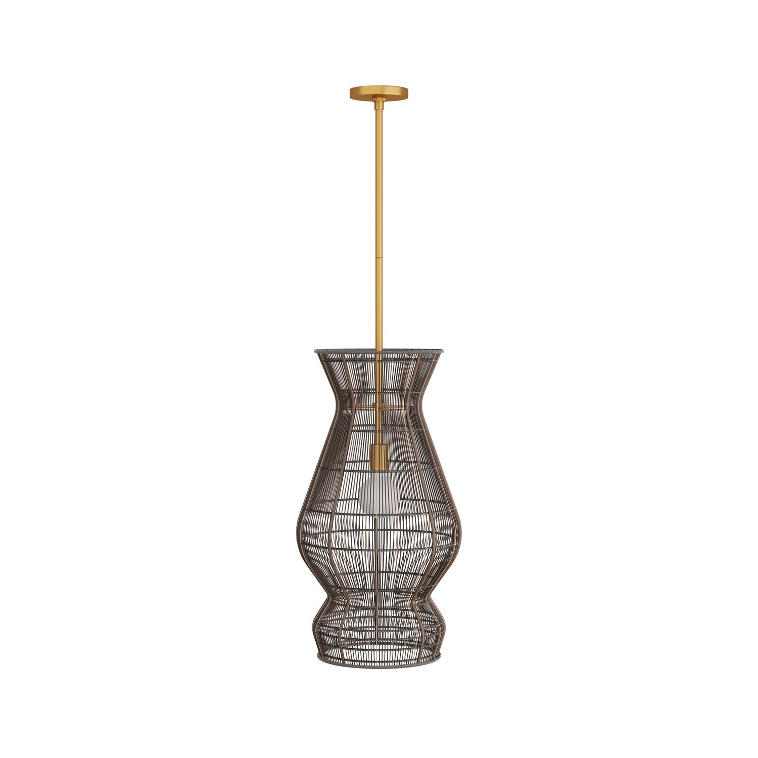 Arteriors - DPS05 - One Light Pendant - Turks - Dark Brown Stained