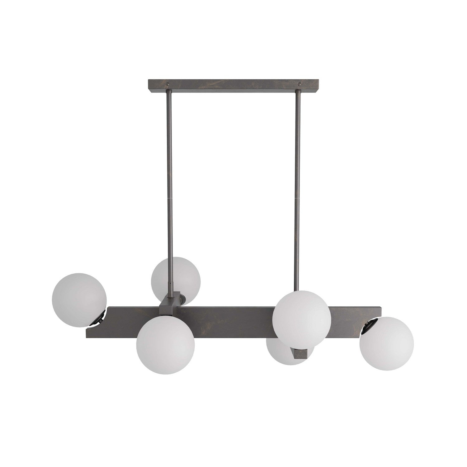 Arteriors - DRC02 - Six Light Chandelier - Tallow - English Bronze