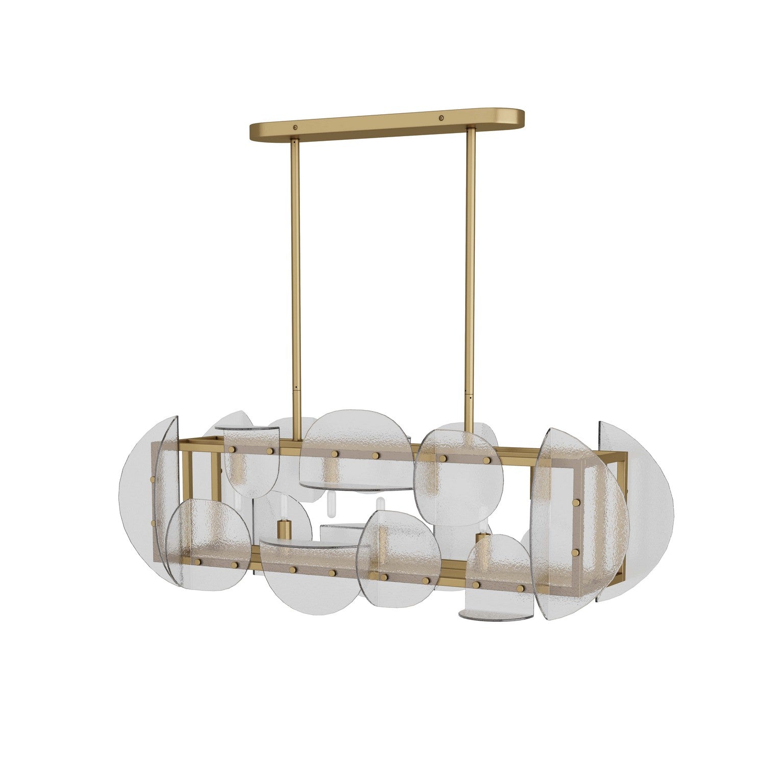 Arteriors - DRI01 - Seven Light Chandelier - Tilley - Antique Brass