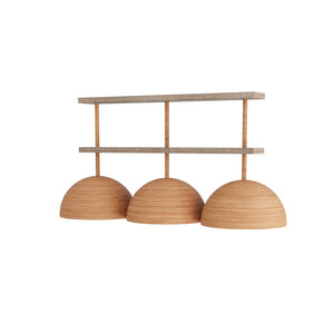 Arteriors - DRS01 - Three Light Chandelier - Vega - Honey