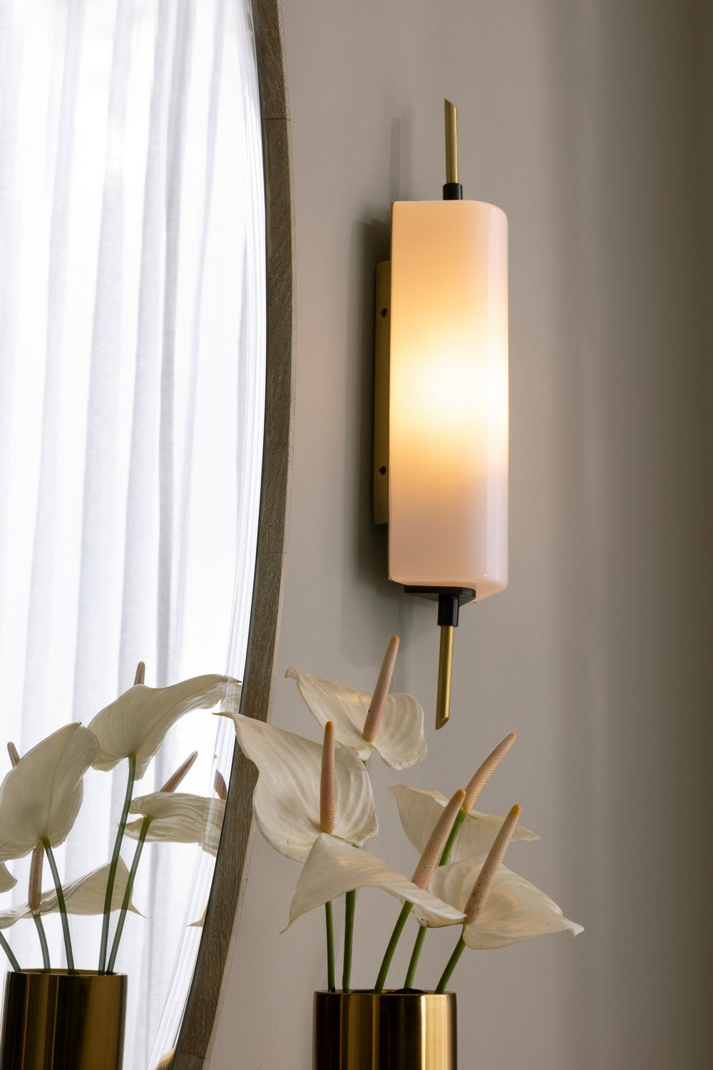 Arteriors - DWC08 - Two Light Wall Sconce - Weston - Opal