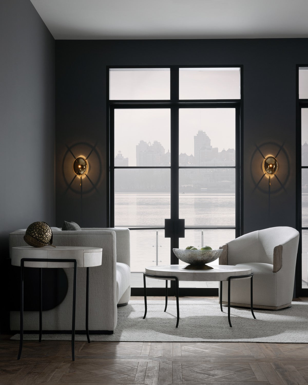 Arteriors - DWC17 - LED Wall Sconce - Raine - Blue Smoke Luster