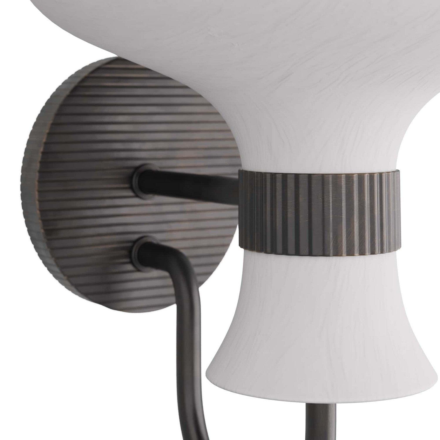 Arteriors - DWC18 - One Light Wall Sconce - Westcliff - White Gesso