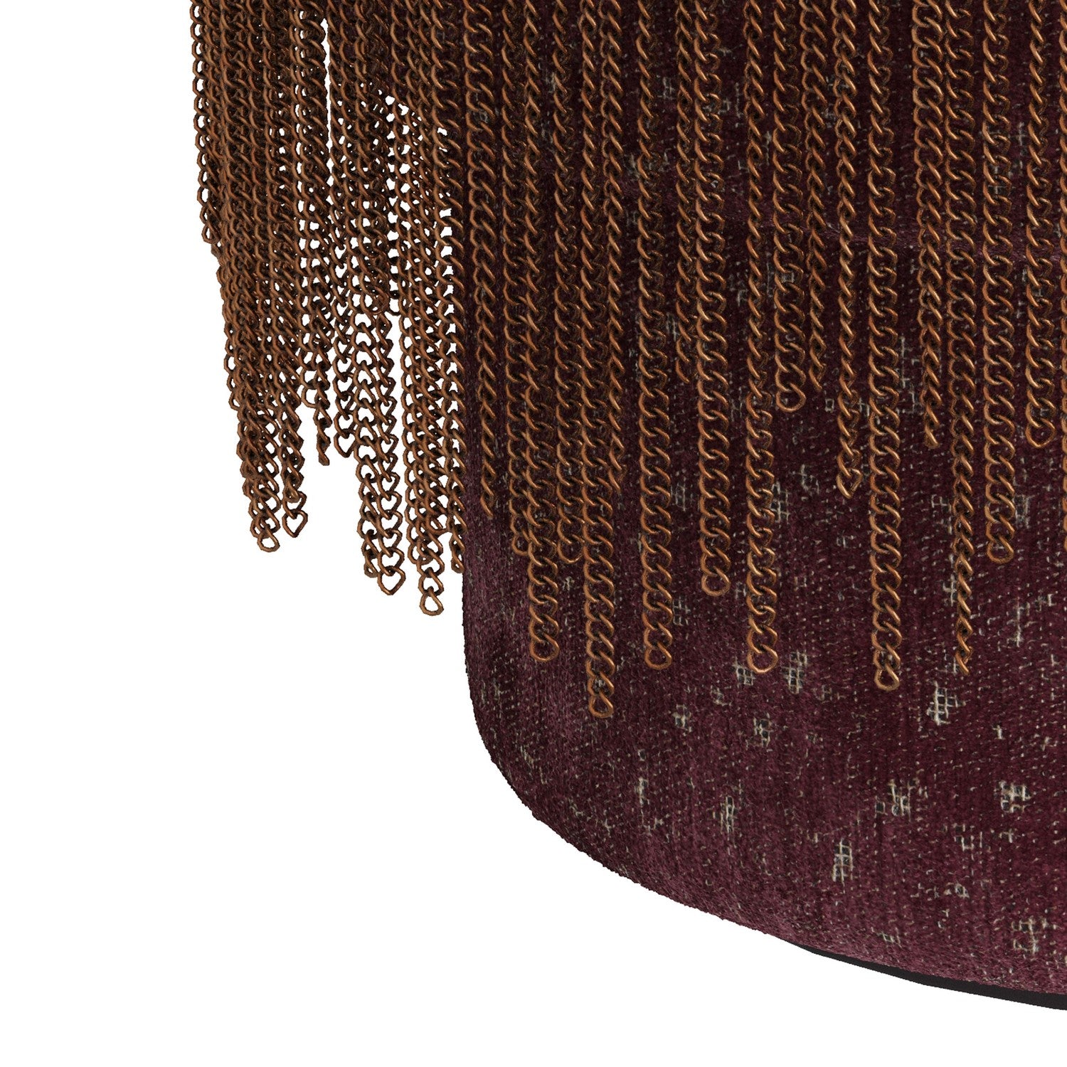 Arteriors - FOI03 - Ottoman - Twyla - Bordeaux