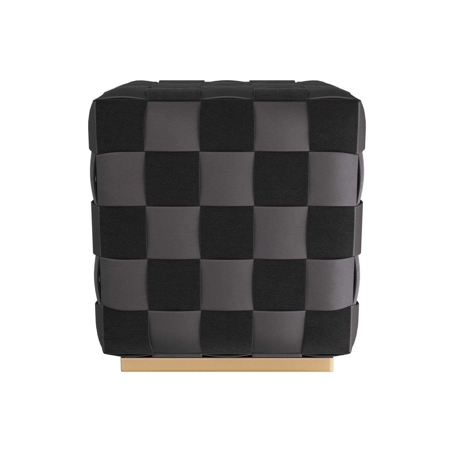 Arteriors - FOI04 - Ottoman - Winnetka - Black