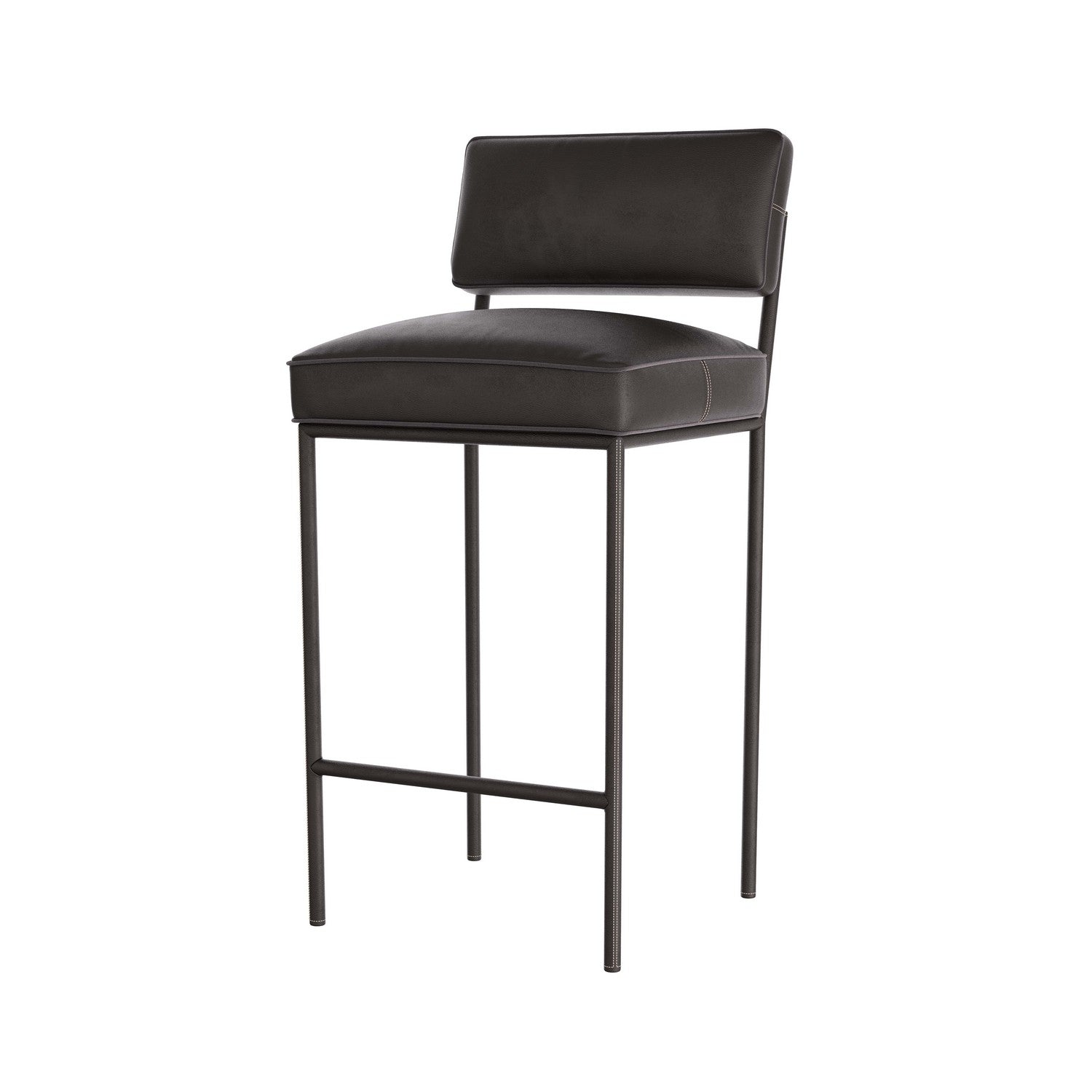 Arteriors - FSI02 - Bar Stool - Topanga - Graphite