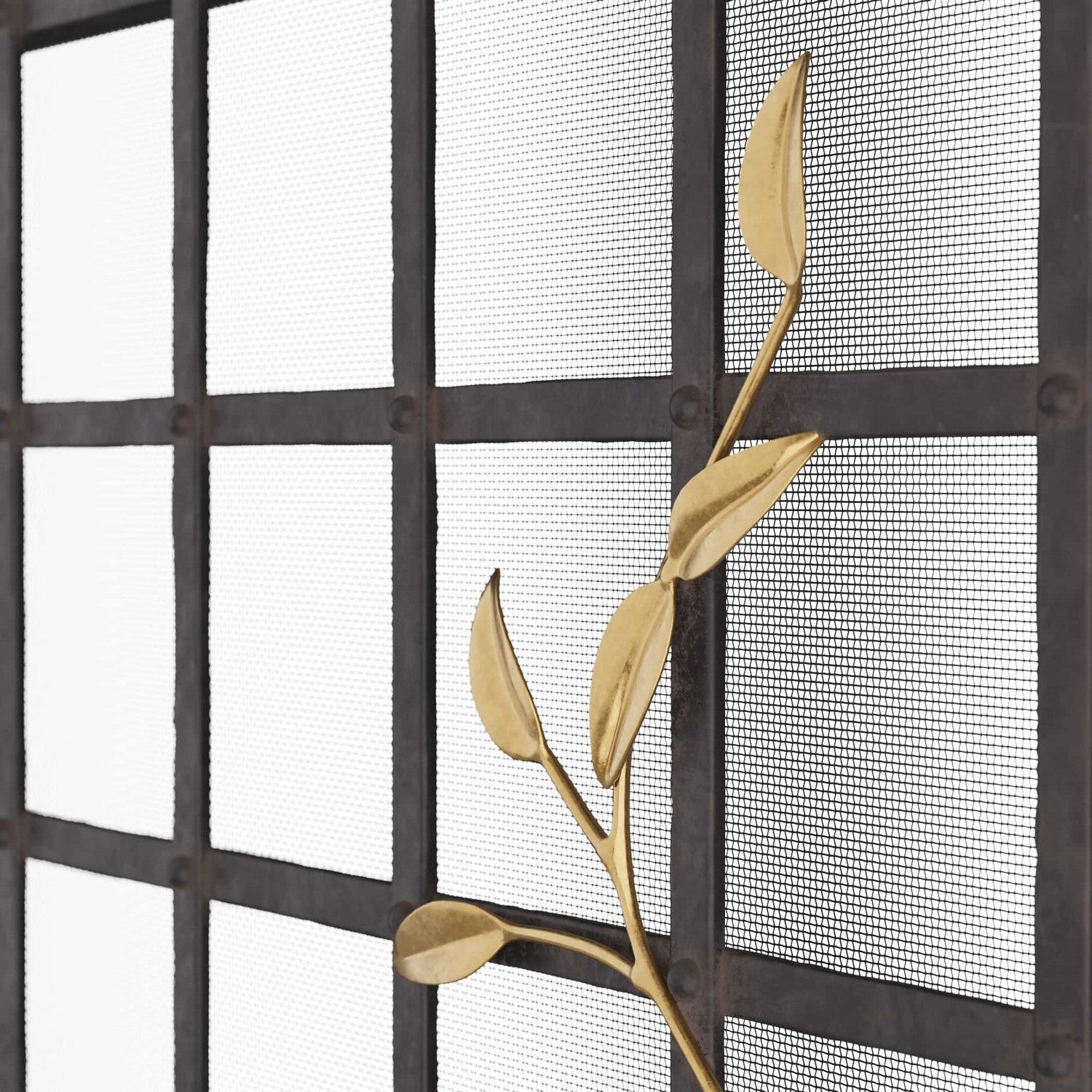 Arteriors - GDAFI01 - Fire Screen - Rivet - Natural Iron