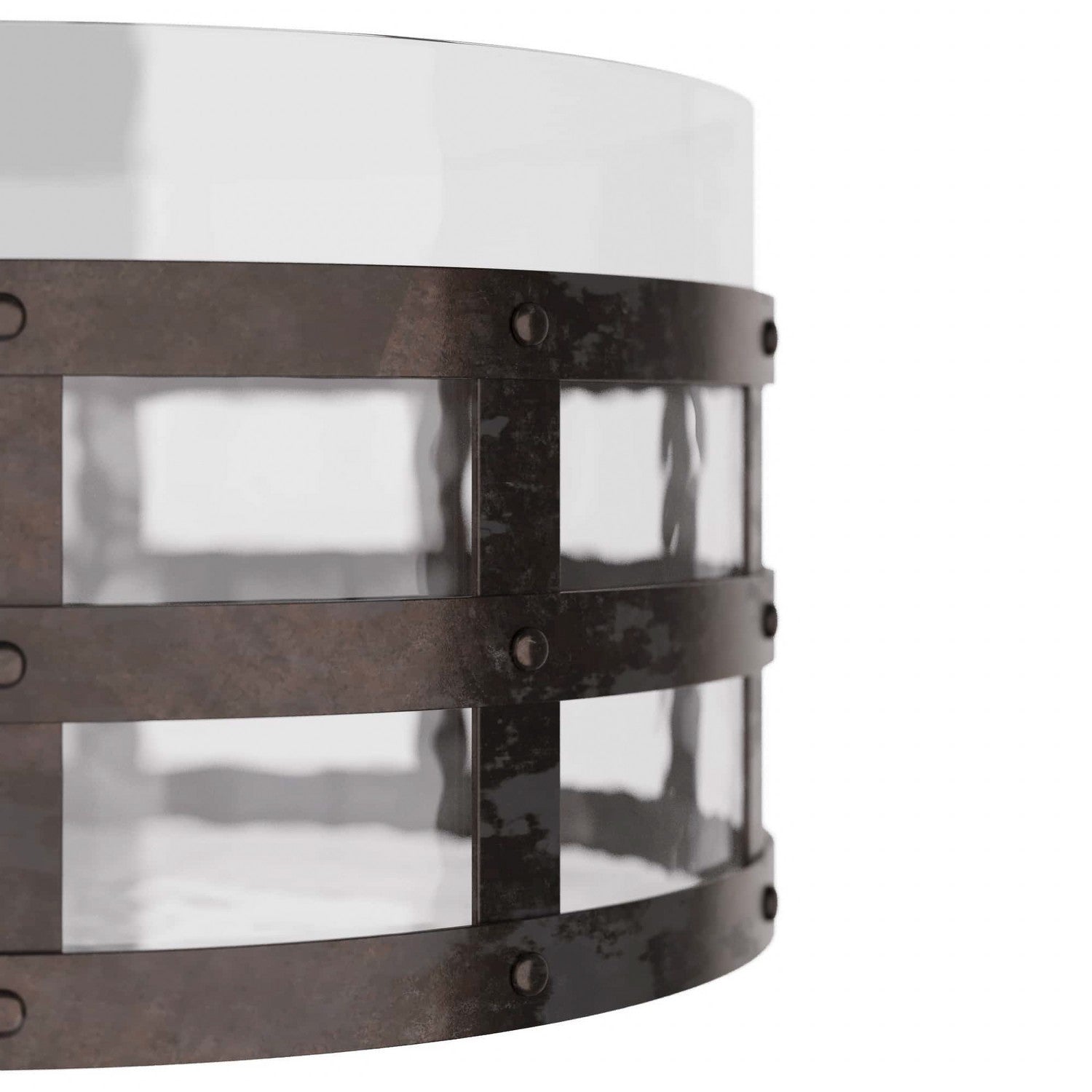 Arteriors - GDAVI02 - Centerpiece - Rivet - Blackened Iron